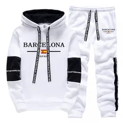 Fashion Autumn Winter Men's Tracksuit Print Casual Hoodie Sweatshirts Outdoors Sports Jogging Clothing 2026 Quality Sportswear