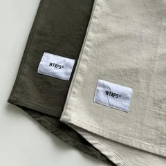 WTAPS CBW 01 LS SATIN ID Shirt Men 26SS Embroidered Long Sleeve Casual Relaxed Fit Japanese Streetwear Top