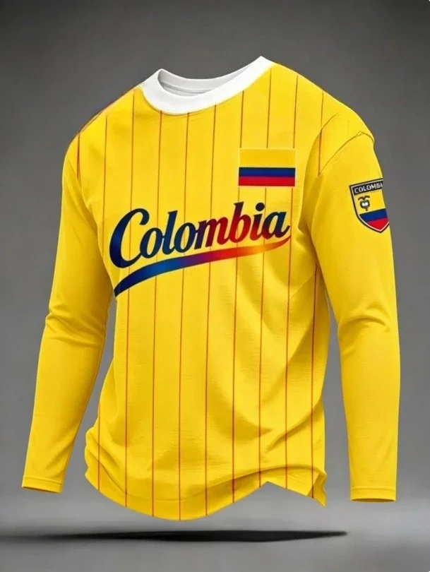 New Columbia long sleeved T-shirt, breathable and quick drying, suitable for competitions, training, daily wear, unisex long