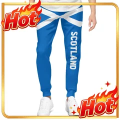 2025 Scotland Flag Mens Sweatpants with Pockets Joggers for Men Sports Casual Sweat Pants With Drawstring