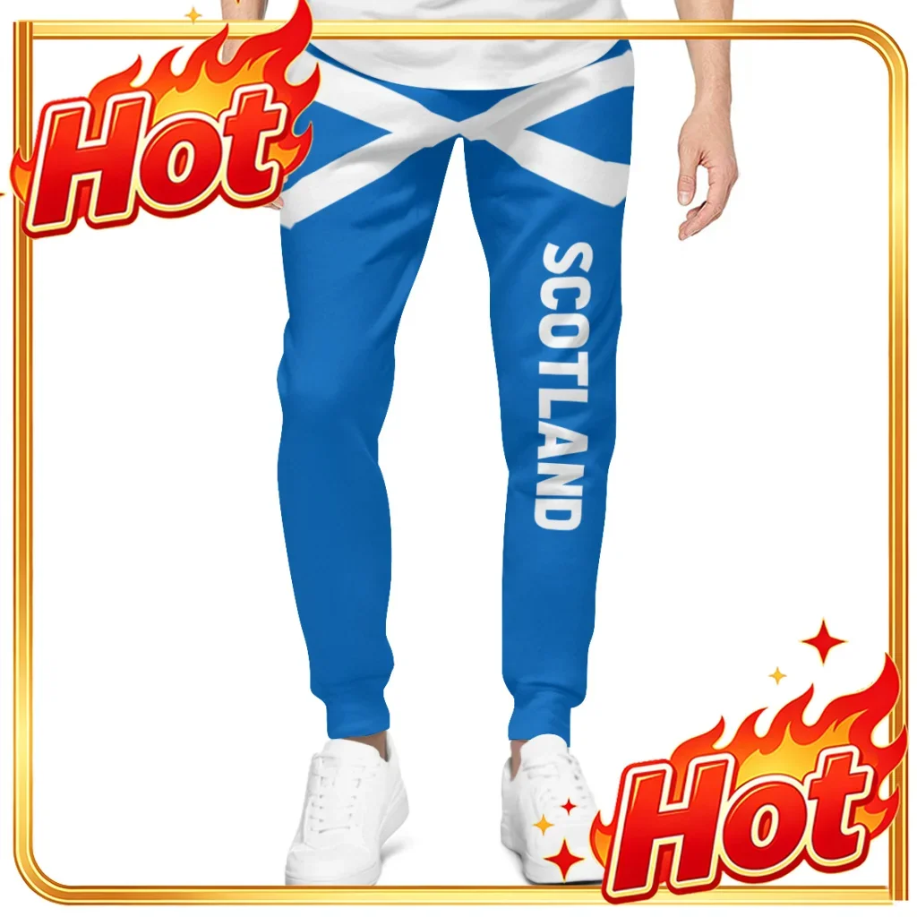 2025 Scotland Flag Mens Sweatpants with Pockets Joggers for Men Sports Casual Sweat Pants With Drawstring