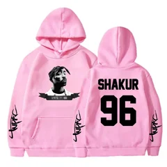 2Pac Men Fashion Hoodies Men Women Hooded Sweatshirts Fashion Hip Hop Casual Pullovers Autumn Boys Girls Black Streetwear Hoodie