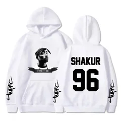 2Pac Men Fashion Hoodies Men Women Hooded Sweatshirts Fashion Hip Hop Casual Pullovers Autumn Boys Girls Black Streetwear Hoodie