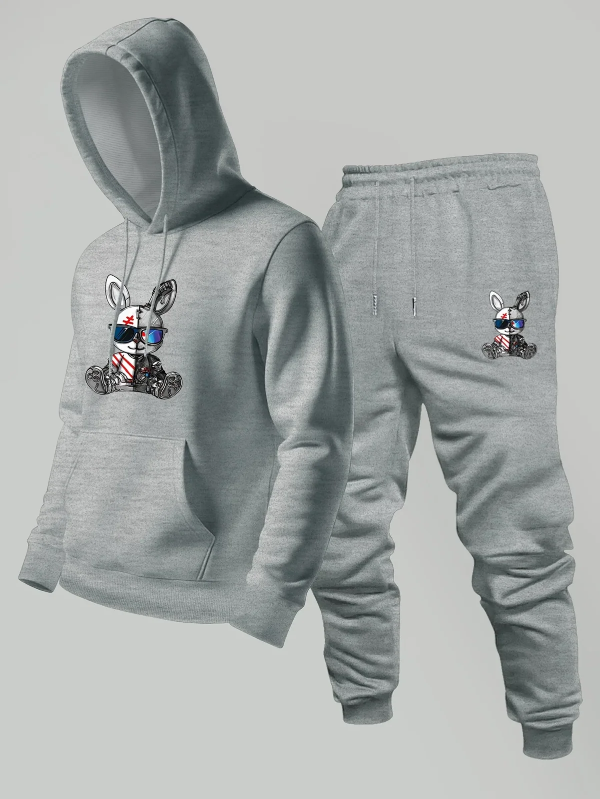 Y2K hoodie, trendy hoodie, fashionable hoodie, set, winter hoodie set, personalized hoodie premium men's sweatshirt set