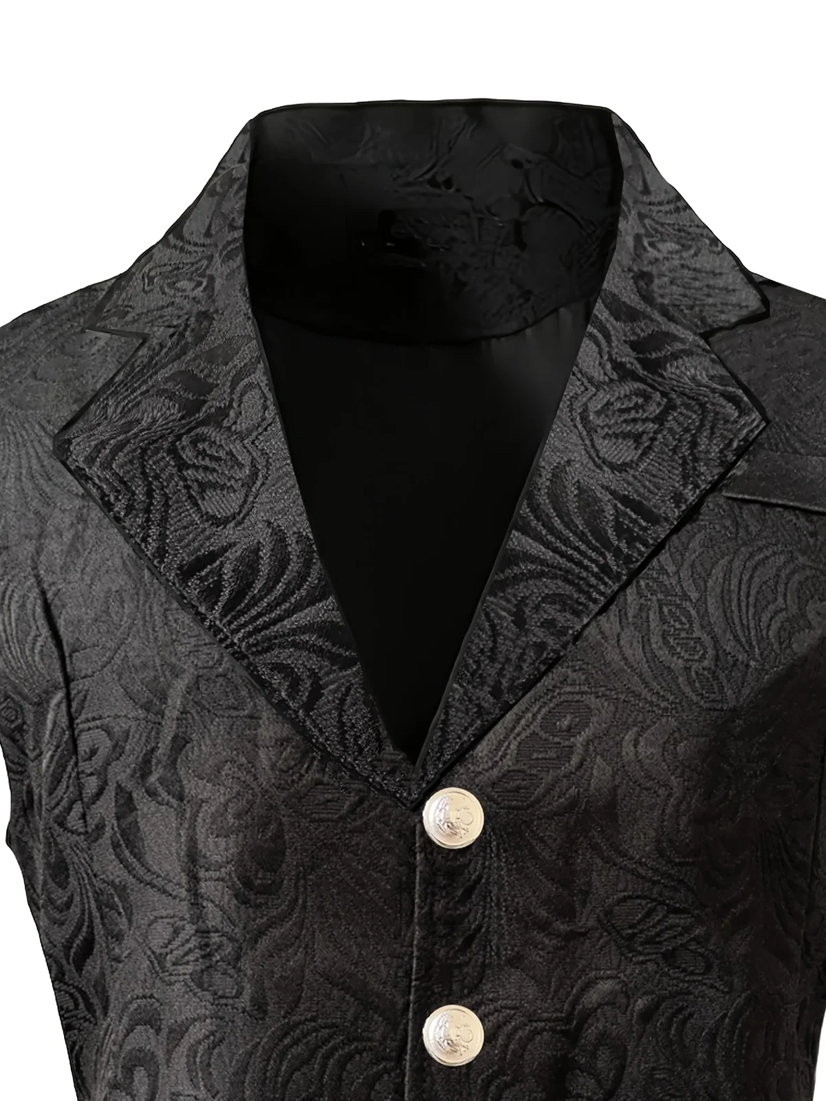 2026 Men's vest retro jacquard vest British style business casual top American style shoulder