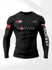 2026 Men's High-quality Men's T-shirt, High Elasticity, Sweat Absorption and Breathability, Trendy Casual Style Motorcycle