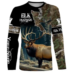 Camo Hunting Animals Wild Boar Men T-Shirt 3D Print Sport Long Sleeve Tee Tops Casual O Neck Streetwear T Shirts Men's Clothing