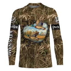 Camo Hunting Animals Wild Boar Men T-Shirt 3D Print Sport Long Sleeve Tee Tops Casual O Neck Streetwear T Shirts Men's Clothing