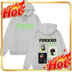 Rapper Feid Ferxxo Tour 2026 Print Hoodie Men Women Fashion Sweatshirts Casual Hip-hop Loose Long Sleeves Oversized Pullover