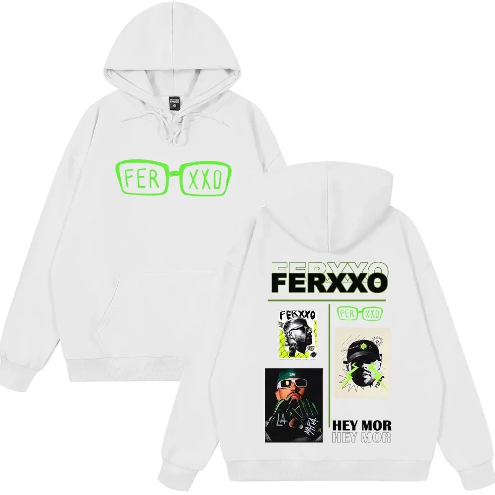 Rapper Feid Ferxxo Tour 2026 Print Hoodie Men Women Fashion Sweatshirts Casual Hip-hop Loose Long Sleeves Oversized Pullover