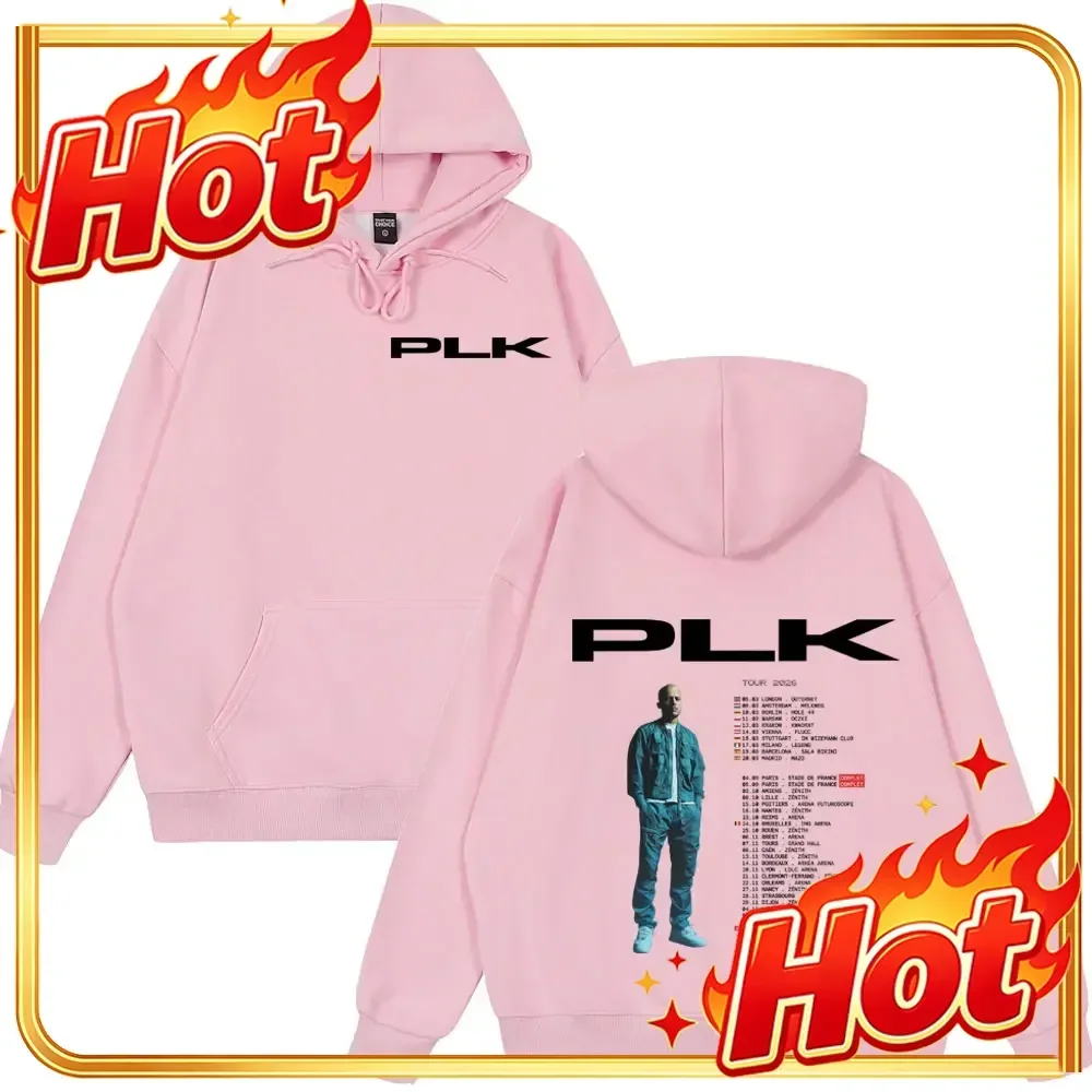 Rapper PLK Tour 2026 Hoodies Men Women Clothing Fashion Hip Hop Style Sweatshirts Casual Loose Long Sleeve Pullovers Streetwear