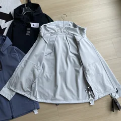 Waterproof and breathable jacket stand up collar long sleeved men's top 2026 autumn new item DESCENTE