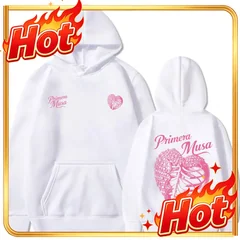 Omar Courtz Primera Musa Album Tour Merch Hoodies Men's Women Fashion Hip Hop Hooded Sweatshirts Fleece Oversized Pullovers Coat