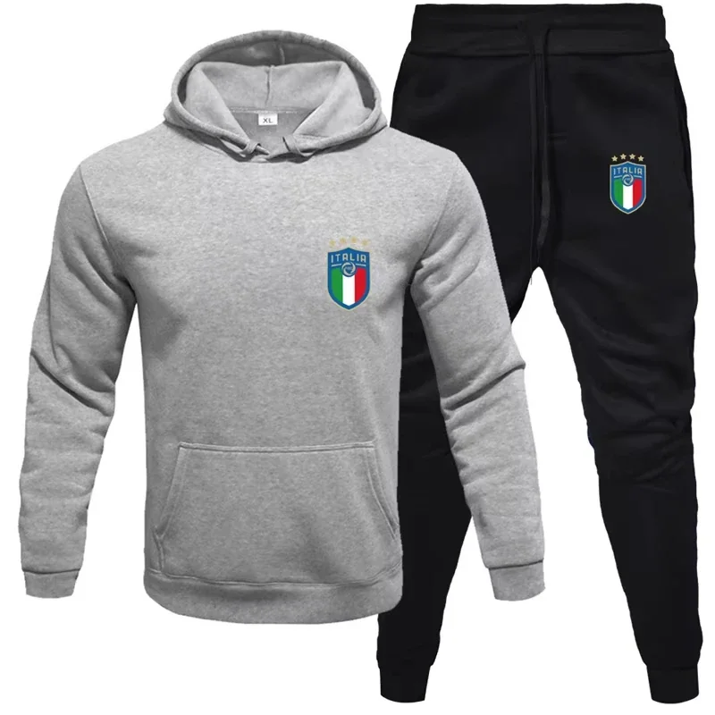 Men‘s 2026 New Autumn Winter Hoodies+Pants Two Piece Set Men Womens Hoodies Tracksuits Jogger Pants Men