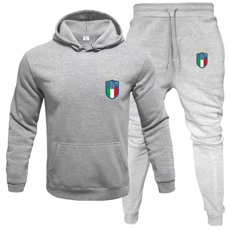 Men‘s 2026 New Autumn Winter Hoodies+Pants Two Piece Set Men Womens Hoodies Tracksuits Jogger Pants Men
