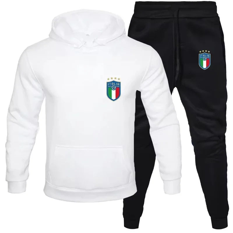 Men‘s 2026 New Autumn Winter Hoodies+Pants Two Piece Set Men Womens Hoodies Tracksuits Jogger Pants Men
