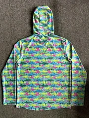 2026 Summer New Style Men's Long-Sleeved Hooded Jacket with 3D Color Pattern Printing Lightweight Breathable and Comfortable