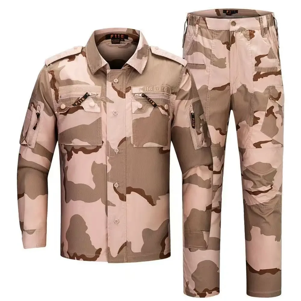 TopFight Size S-3XL Mens Women Outdoor Green Camouflage Field Suit Long Sleeve Keep Warm 2Pcs Tactical Clothing