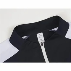 Custom DIY Long-sleeved Half-zipper T Shirt Men Elastic Training Gym Fitness Workout Sport Jersey Athletic Running Shirt Men