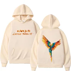 Karol G Viajando Por El Mundo Tropitour 2026 Graphics Hoodie Men Women Fashion Winter Casual Loose Aesthetic Trend Sweatshirts