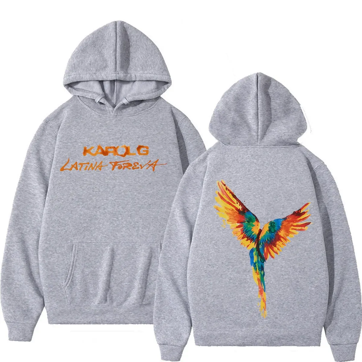 Karol G Viajando Por El Mundo Tropitour 2026 Graphics Hoodie Men Women Fashion Winter Casual Loose Aesthetic Trend Sweatshirts