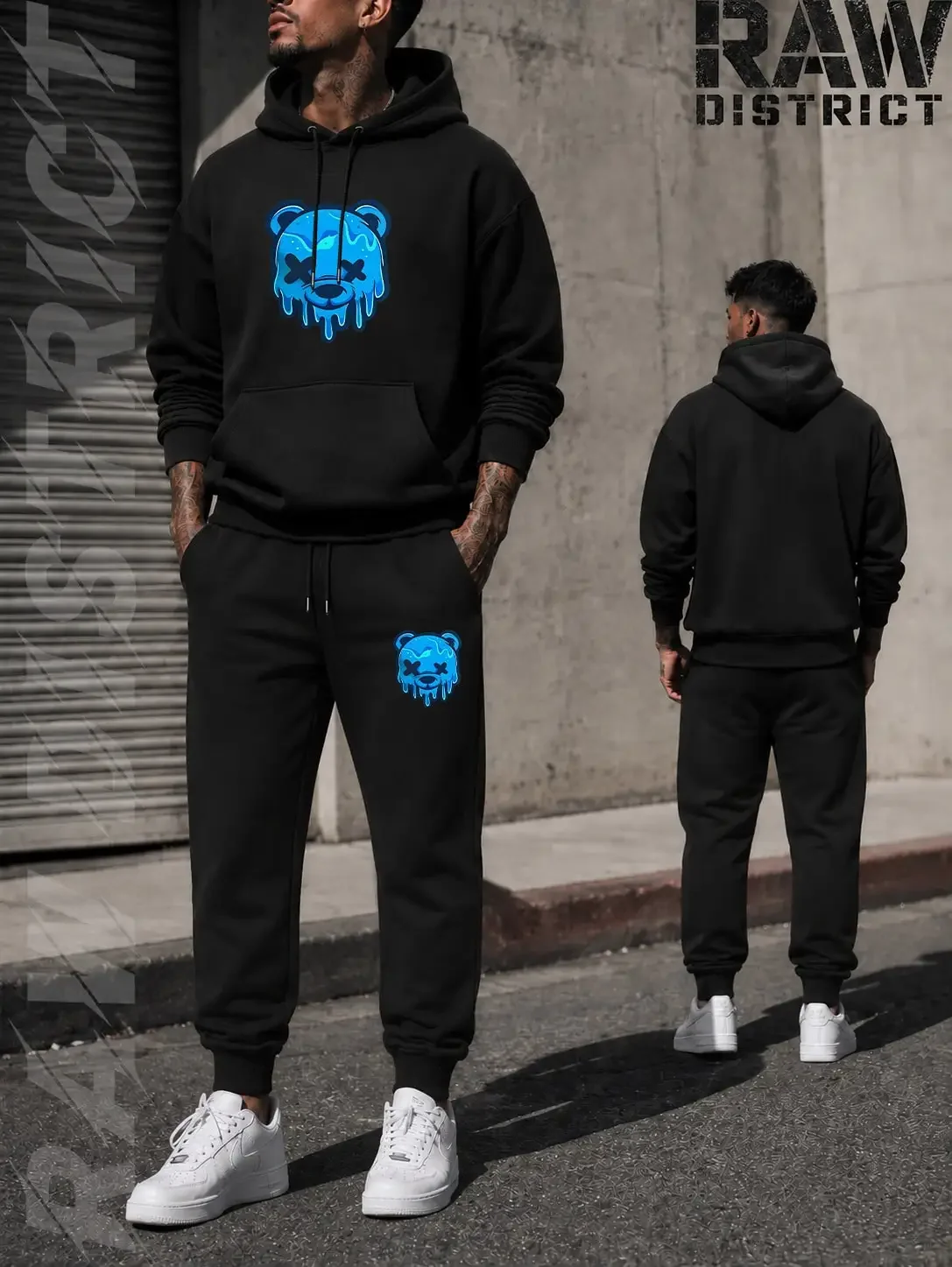 Men's Hoodie And Sweatpants Set,2 Piece Sets Casual Streetwear Tracksuit,Hoodies,Mens Clothes,Men,Graphic Hoodies,Back To School Clothes,Sweatshirts