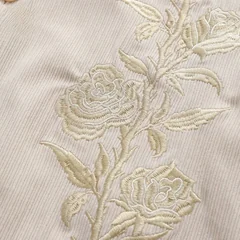 [B&C] Hong style high street corduroy long-sleeve shirt men, niche trendy embroidered pattern shirt autumn