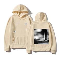 Ariana Grande Petal Hoodies Long Sleeve Fashion Hooded Sweatshirts Graphic Merch Casual Loose Design Printing Pullovers Unisex