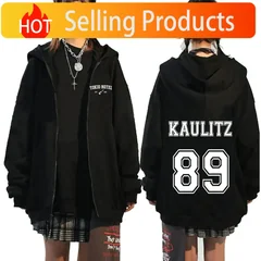 Rock Band Tokio Hotel Kaulitz Zipper Hoodies Men's Clothing Autumn Winter Zip Up Hooded Sweatshirts Casual Vintage Hoodie Jacket