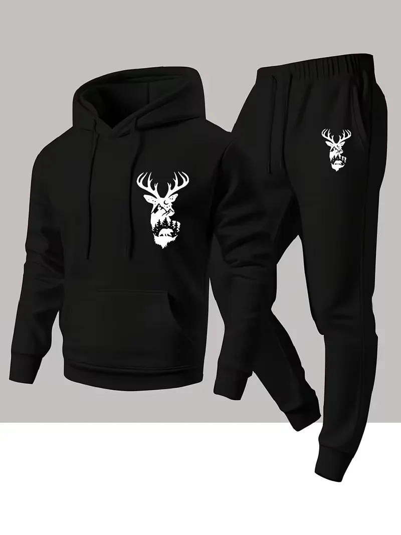 Halloween pumpkin high-quality men's sportswear casual jogging clothes men's multifunctional sportswear sports pants fashionable