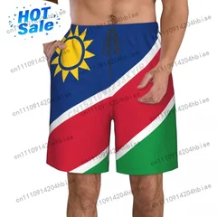 Summer Men's Namibia Flag Beach Pants Shorts Surfing M-2XL Polyester Swimwear Running