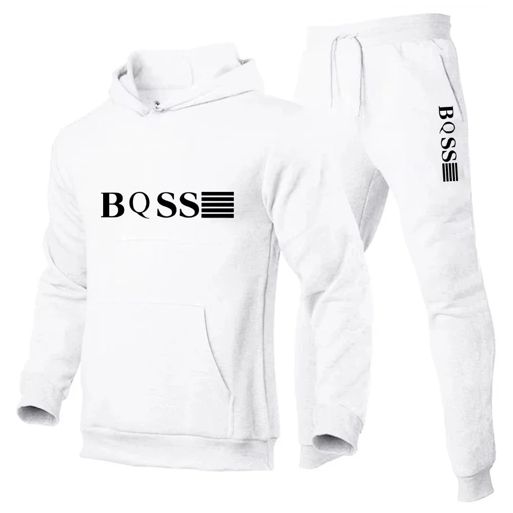2026 Men's Sports Suits Fashion Tracksuit Women Hoodies + Pants Two Pieces Sets Running Casual Sweatshirts Sweatpants