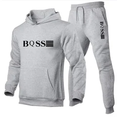 2026 Men's Sports Suits Fashion Tracksuit Women Hoodies + Pants Two Pieces Sets Running Casual Sweatshirts Sweatpants