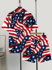 Men's Shirt Sets 2026 Spring/Summer Suit for man Graphic jogging suit 2 piece set 3D Printed sets for men Men's sweatshirt set