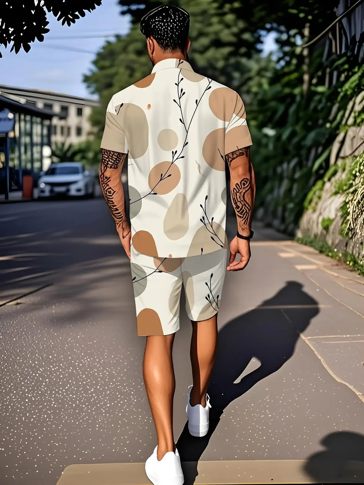 Men's Shirt Sets 2026 Spring/Summer Tracksuit men jogging set sweat suit men's chandals men's Tracksuit set 3D Printed Graphic