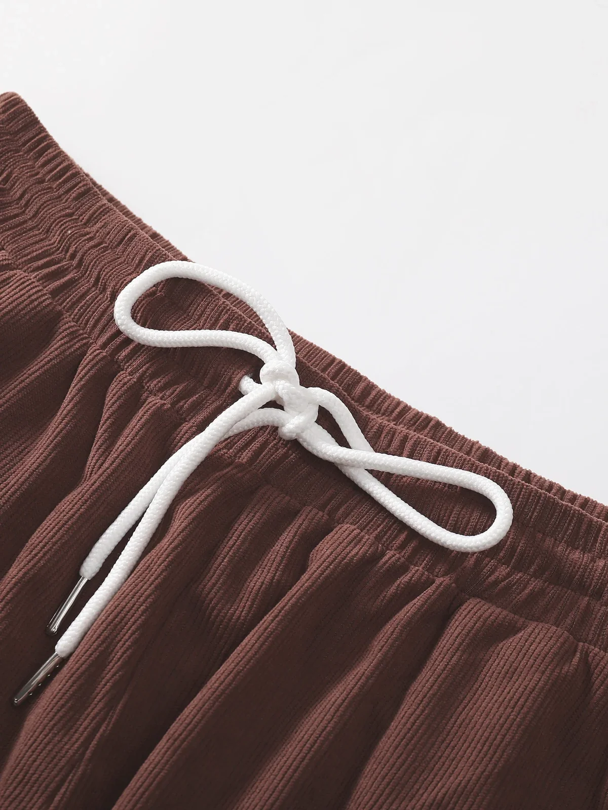 Men's Autumn and Winter Solid Color Long-Sleeve Pocket Shirt with Logo and Casual Pants Set