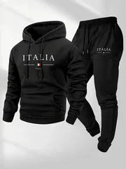 Hot Sales Men's Tracksuit Fashion Casual Hoodie Sweatshirts Outdoors Sports Jogging Clothing Autumn Winter Fitness Sportswear