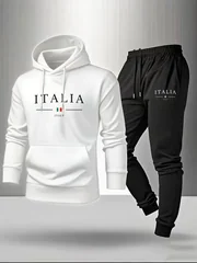 Hot Sales Men's Tracksuit Fashion Casual Hoodie Sweatshirts Outdoors Sports Jogging Clothing Autumn Winter Fitness Sportswear