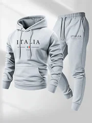 Hot Sales Men's Tracksuit Fashion Casual Hoodie Sweatshirts Outdoors Sports Jogging Clothing Autumn Winter Fitness Sportswear