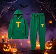 2026 Alvin & Chipmunks Style Sweatshirt Set For Women Men,Cartoon Drop Shoulder Pullover Tops+Pants Matching Outfits Casual