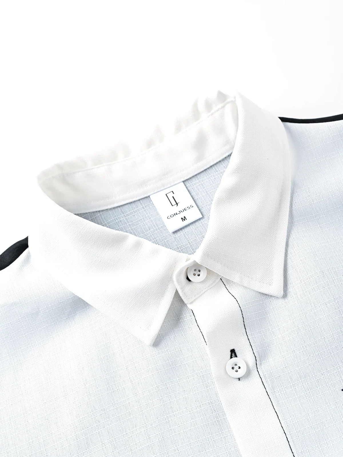 Men's Color-Blocked Printed Short-Sleeve Shirt with Textured Shorts Set, Button-Front Shirt, Casual Two-Piece Set for Everyday Wear and Vacation