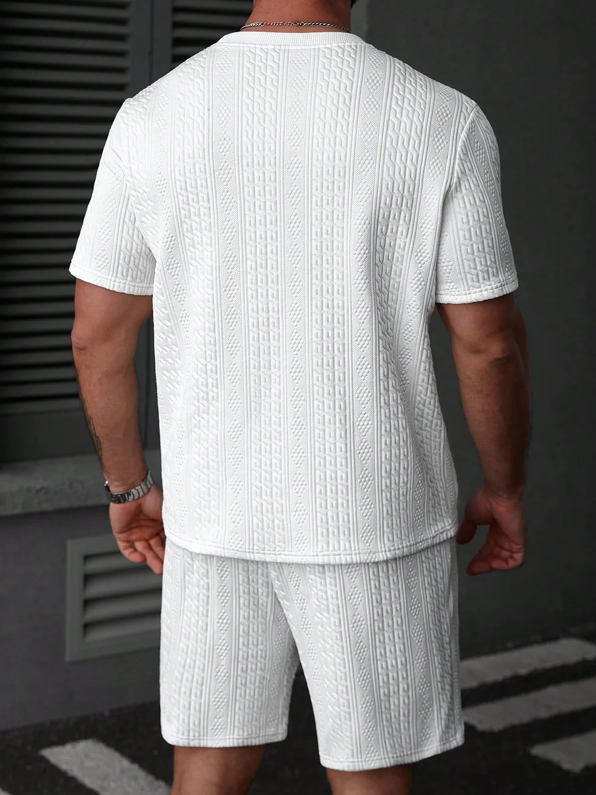 Casual Men's Polo Shirt Set, Soft and Comfortable, Suitable for Hawaiian Beach Activities, Machine Washable and Dry Cleanable, a