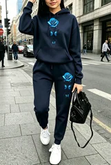 2026 New Womens Outfits Casual Hooded Sweatshirt Sportswear Outdoors Sports Jogging Clothing Autumn Winter Streets Hoodie Pants