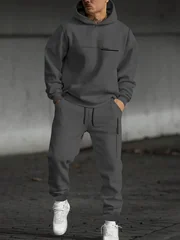 2026 Men's Fall Printed Hoodie and Jogger Set - Perfect for School Start Season men clothes tracksuit mens clothes funny suit