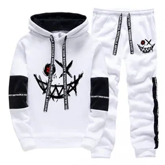 Men's Set/Hoodie/Pants 2026 Autumn Daily Casual Fashion Hooded Sweatshirt and Jogger Pants Urban Trendy Hoodie Sportswear Outfit