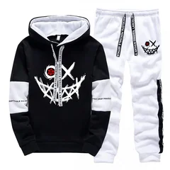 Men's Set/Hoodie/Pants 2026 Autumn Daily Casual Fashion Hooded Sweatshirt and Jogger Pants Urban Trendy Hoodie Sportswear Outfit