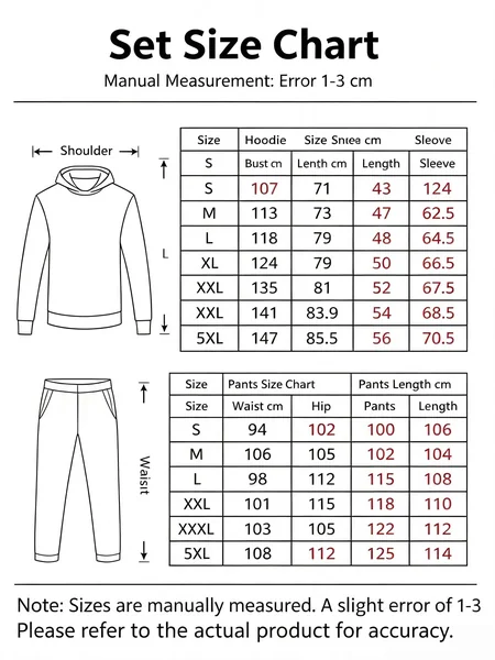Men's Fashion Sweater Set Wolf Pattern Design 3D Printed Casual Sports Set 2-piece Machine Washable