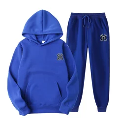 Men Sportswear Sweater Suit Hoodies + Pants Sports Clothing Spring Autumn Sets Jogging Trousers Running Male Tracksuits