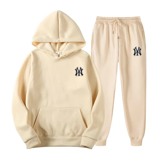 Men Sportswear Sweater Suit Hoodies + Pants Sports Clothing Spring Autumn Sets Jogging Trousers Running Male Tracksuits