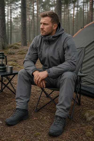 Winter Mens Thicken Tactical Camouflage Set Soft Shell Waterproof Fleece Warm Training Uniform Hooded Jackets+work Pants 2-piece